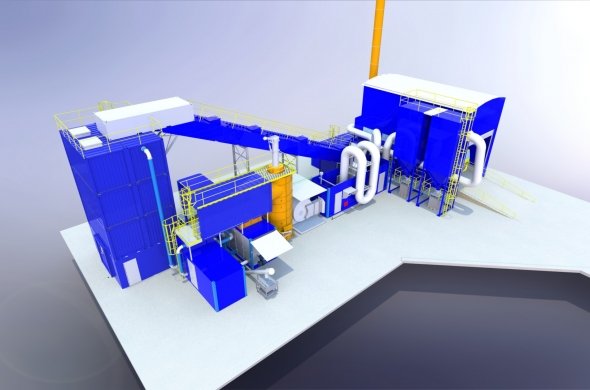 Výstavba zařízení pro likvidaci plastů