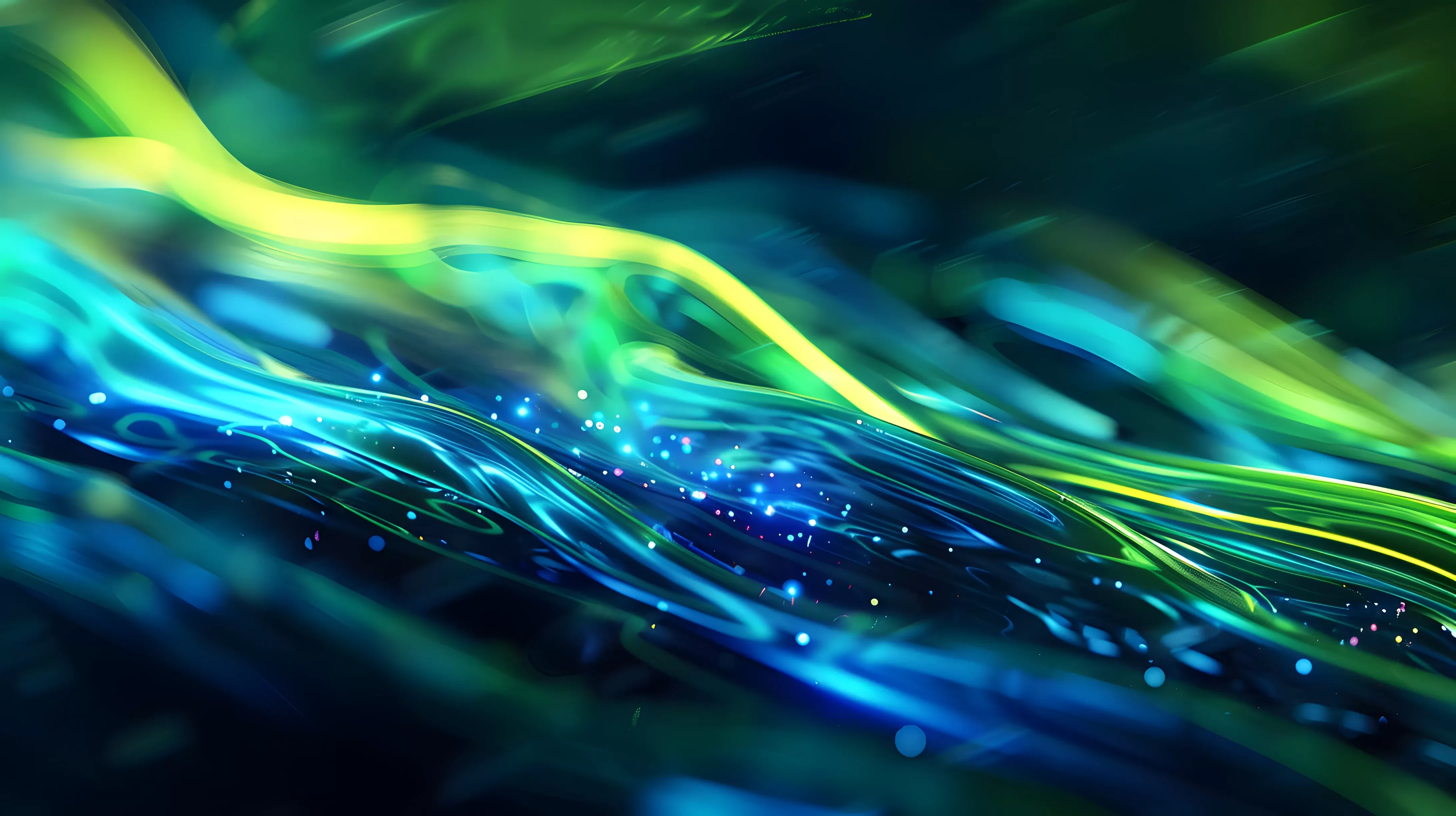 greenblue-smoke-neon-light-black-background