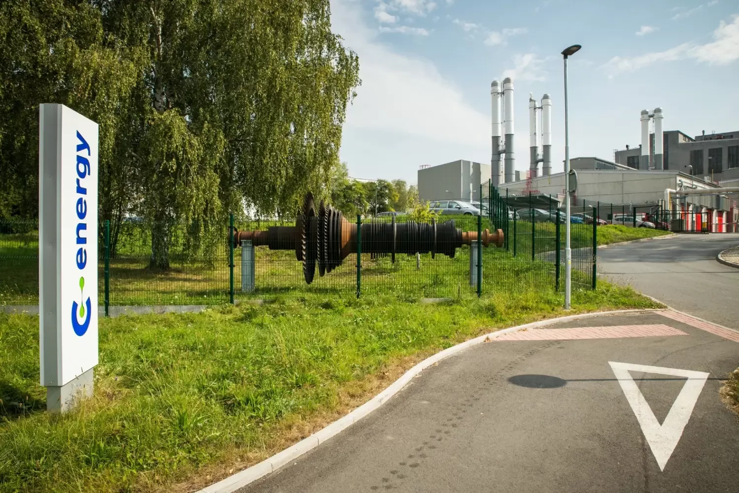 Pohled na areál C-energy